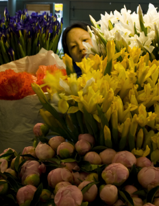 A Flower Lady of Pike Place Market A Flower Lady of Pike Place Market