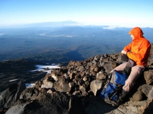 Grounded below 11,000 feet. Mt Hood is in the distance.