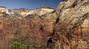 Zion Canyon from Angel's Landing Zion Canyon from Angel's Landing